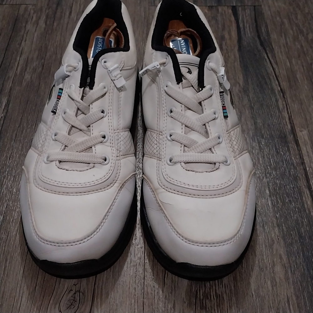 Crocodile Golf Shoes Men Size 8 Casual Sports Sneakers Studless White Golf Shoes